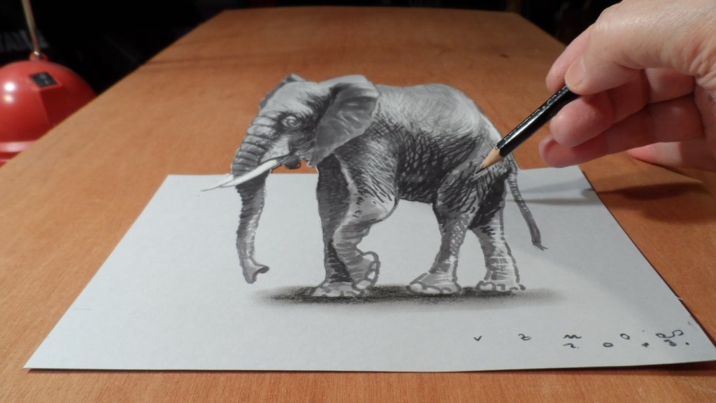 Awesome 3D Drawing on Paper The ART in LIFE