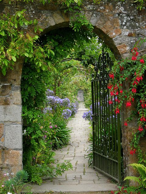 garden gates fabulous floral bold