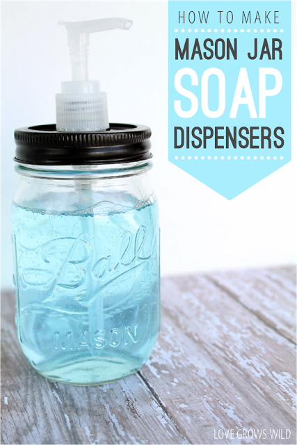 mason-jar-soap-dispenser The ART In LIFE