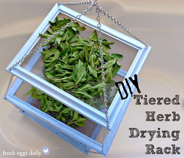 turn-old-picture-frames-into-an-herb-drying-rack-repurposing-upcycling
