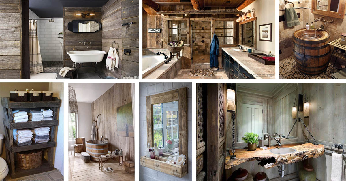 20 Gorgeous Rustic Bathroom Decor Ideas To Try At Home The Art In Life 4544