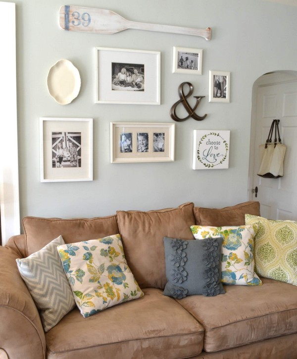 Eye Catching And Creative Ideas How To Decorate Above The Sofa The