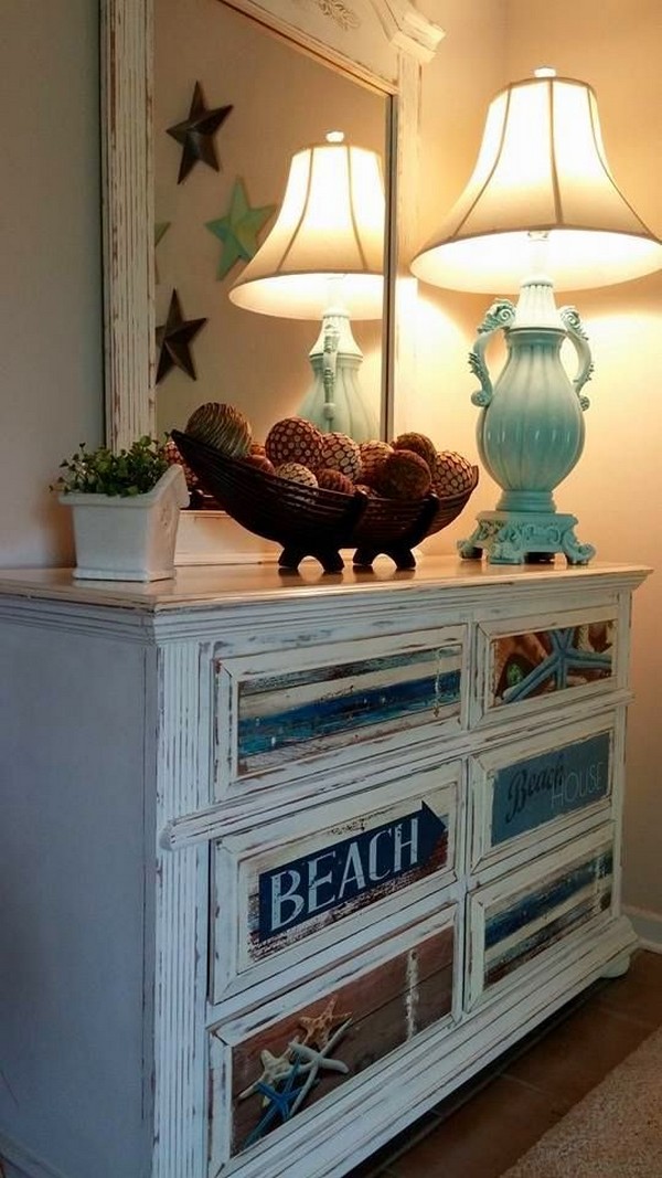 rustic paint entryway beach chalk decorating furniture painted dresser decor bedroom nautical wood decorative painting beachy sloan annie airy feel