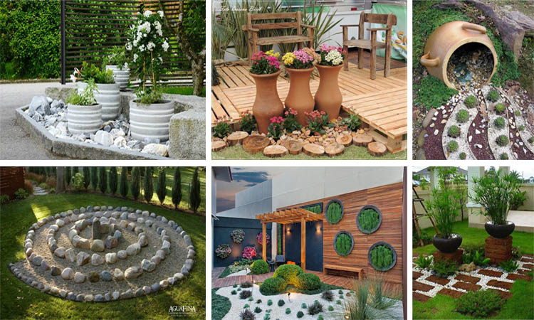 15 Eye-Catching DIY Garden Ideas of Rocks and Pots You'll ...