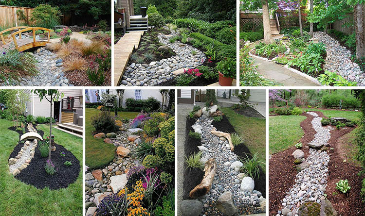 15 Stunning Dry Creek Landscaping Ideas, Dry Yard Landscaping