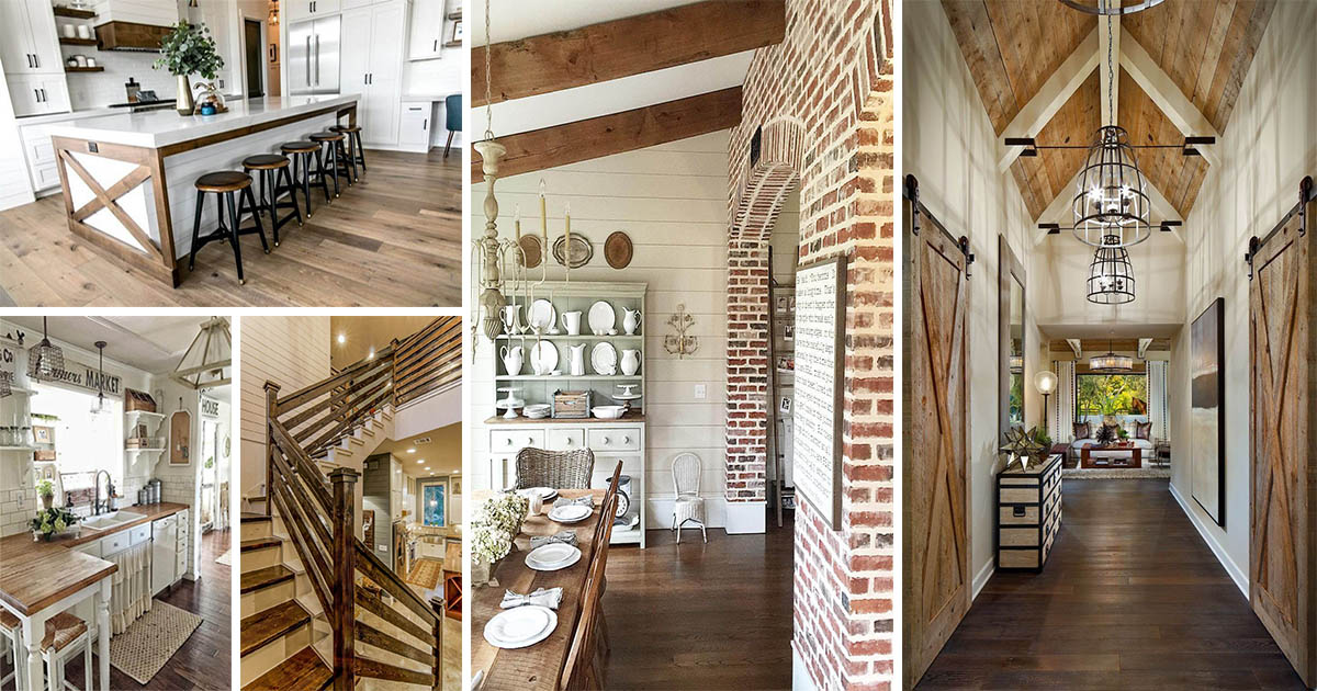 Rustic Farmhouse Interiors For That Lived In Look The Art In Life