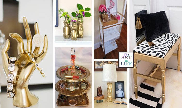 Brilliant Diy Gold Spray Paint Projects To Turn Trash Into Luxury The Art In Life