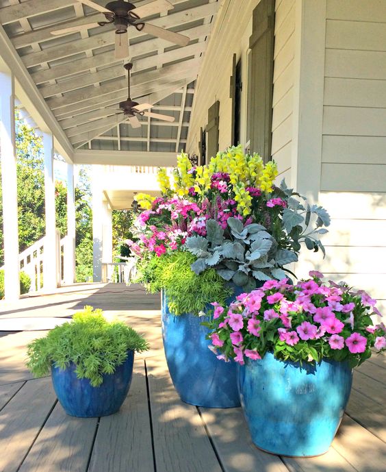 Eye Catching Wonderful And Creative, Patio Planters And Pots Ideas