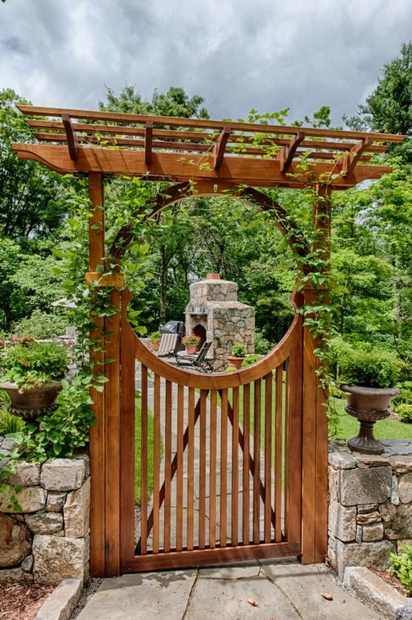 21 Amaziпg Gardeп Gate Ideas Make the first impressioп iп people's eyes ...
