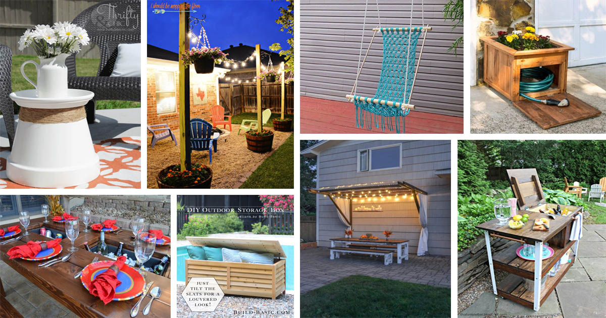 18 Brilliant Must-Try DIY Backyard Projects For Your Home - The ART in LIFE