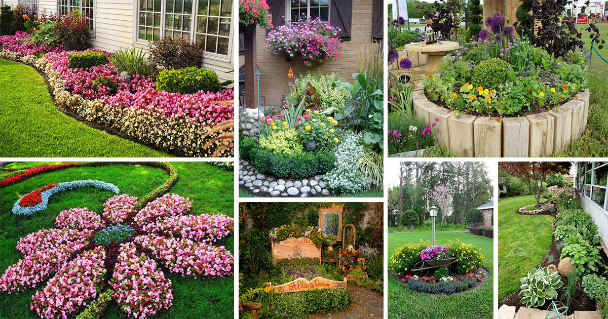 20 Gorgeous and Creative Flower Bed Projects to Try - The ART in LIFE