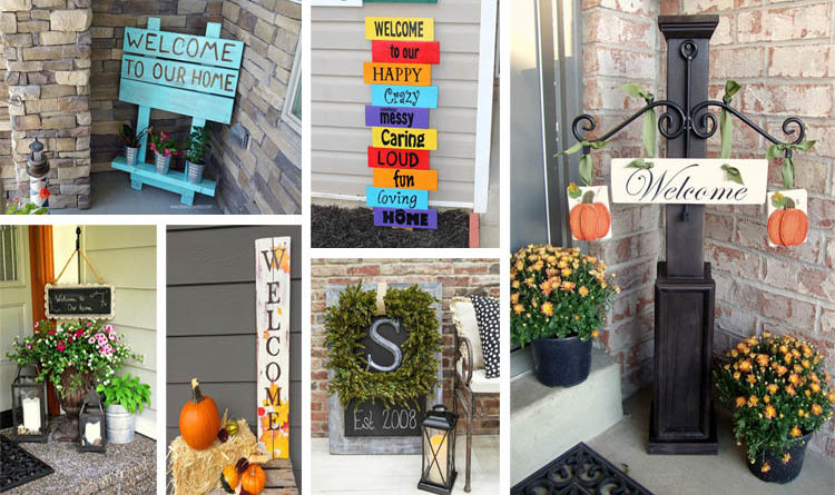 20 Easy Front Porch Diy Sign Ideas For Your Home The Art In Life - Diy Front Deck Ideas