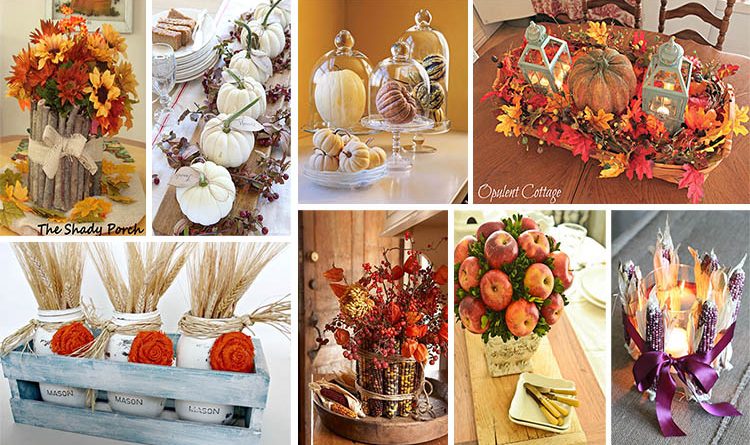 17 Amazing Fall Centerpiece Ideas That You Can Make Yourself - The ART ...
