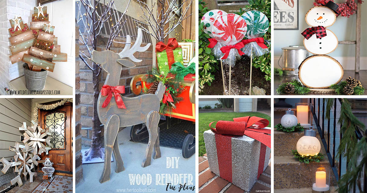 Christmas DIY Outdoor Decor Ideas that Will Wow Your Neighbors this ...